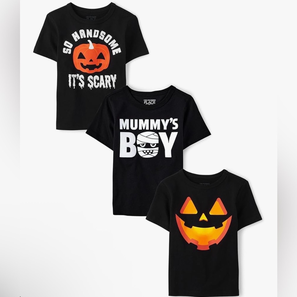 The Children's Place, Toddler Short Sleeve Graphic T-Shirts,  3-Pack